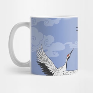 Blue Cranes Mug